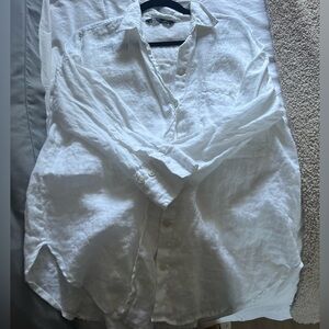 Zara linen button down